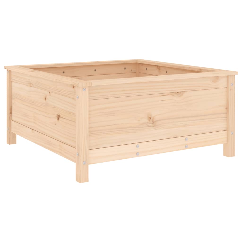 Garden Planter 82.5x82.5x39 cm Solid Wood Pine