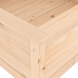 Garden Planter 82.5x82.5x39 cm Solid Wood Pine