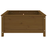 Garden Planter Honey Brown 82.5x82.5x39 cm Solid Wood Pine