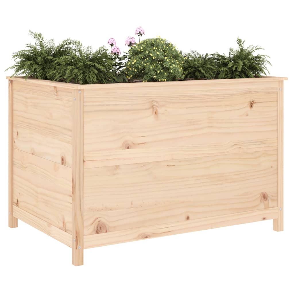 Garden Raised Bed 119.5x82.5x78 cm Solid Wood Pine