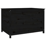 Garden Raised Bed Black 119.5x82.5x78 cm Solid Wood Pine