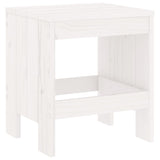 Garden Stools 2 pcs White 40x36x45 cm Solid Wood Pine
