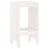 Bar Stools 2 pcs White 40x36x75 cm Solid Wood Pine