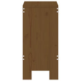 Bar Stools 2 pcs Honey Brown 40x36x75 cm Solid Wood Pine
