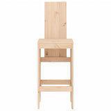 Bar Stools 2 pcs 40x42x120 cm Solid Wood Pine