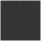 5 Piece Garden Dining Set Black Poly Rattan