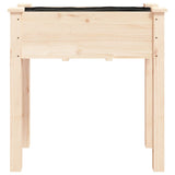 Planter with Liner 71x37x76 cm Solid Wood Fir