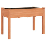 Planter with Liner Brown 118x59x76 cm Solid Wood Fir