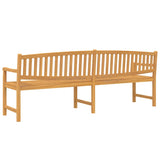 Garden Bench 228x59.5x90 cm Solid Teak Wood