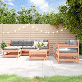 7 Piece Garden Lounge Set Solid Wood Douglas