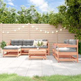 7 Piece Garden Lounge Set Solid Wood Douglas