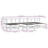 7 Piece Garden Lounge Set Solid Wood Douglas