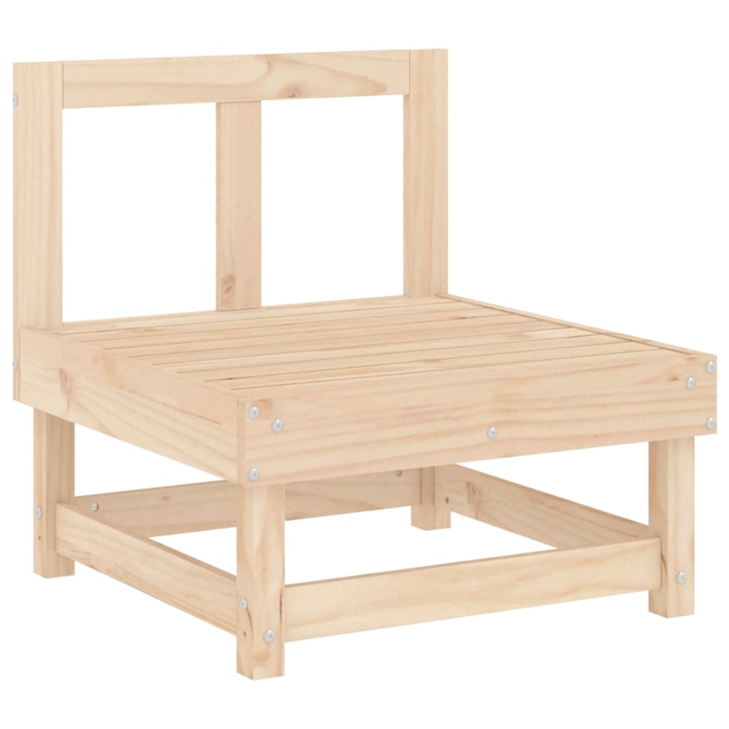 5 Piece Garden Lounge Set Solid Wood Pine