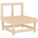 5 Piece Garden Lounge Set Solid Wood Pine