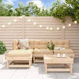 5 Piece Garden Lounge Set Solid Wood Pine