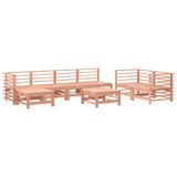 8 Piece Garden Lounge Set Solid Wood Douglas