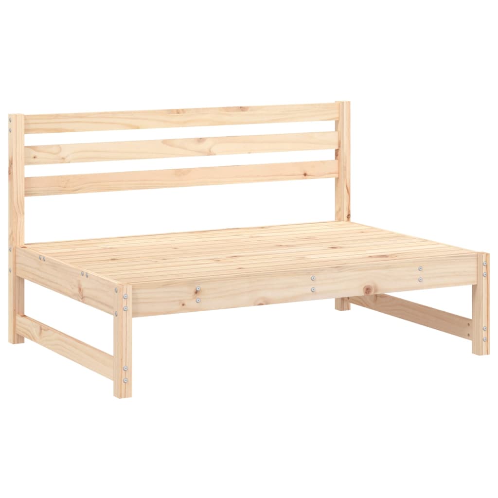 4 Piece Garden Lounge Set Solid Wood Pine