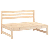 4 Piece Garden Lounge Set Solid Wood Pine