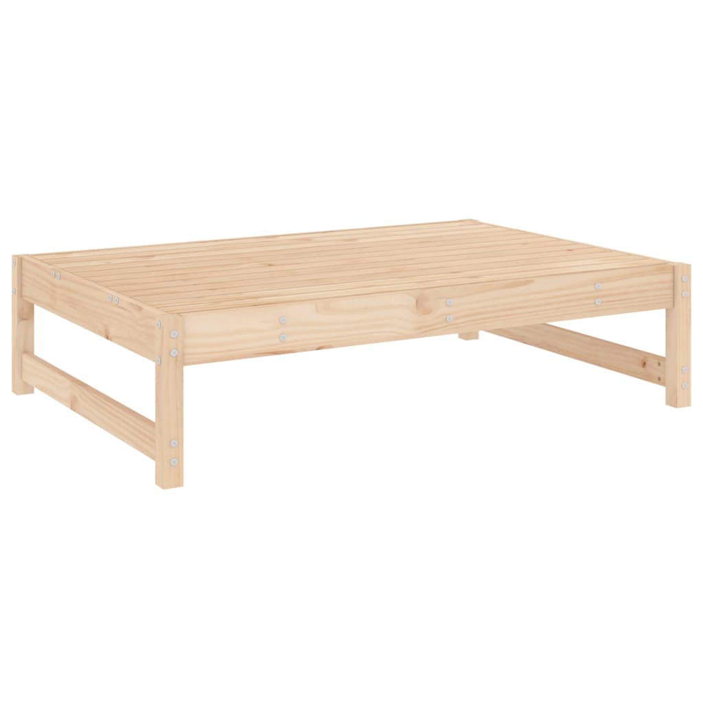 4 Piece Garden Lounge Set Solid Wood Pine