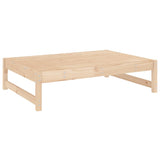 4 Piece Garden Lounge Set Solid Wood Pine