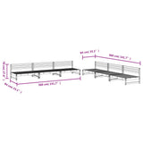 6 Piece Garden Lounge Set Impregnated Wood Pine