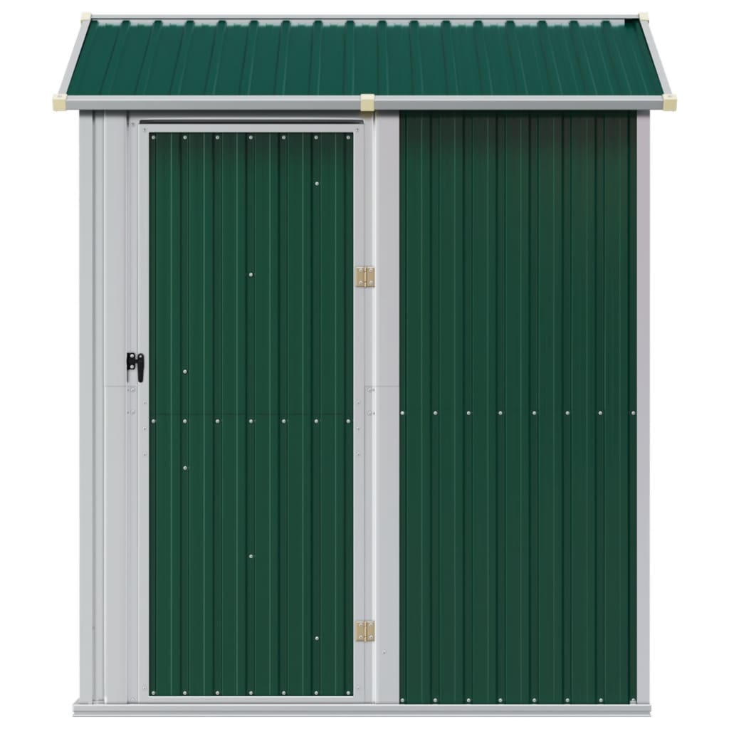 Garden Shed Green 192x152.5x237 cm Galvanised Steel