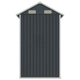 Garden Shed Anthracite 192x152.5x237 cm Galvanised Steel