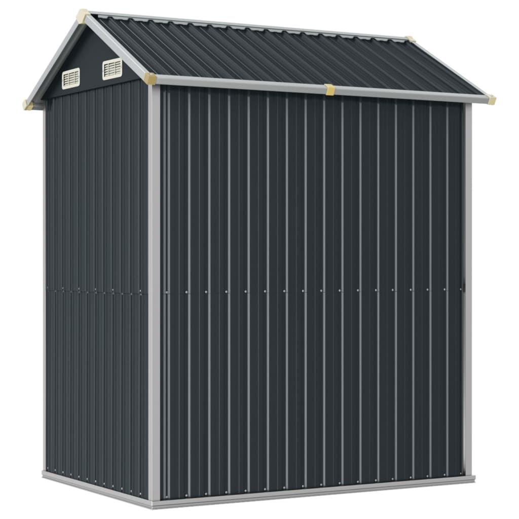 Garden Shed Anthracite 192x152.5x237 cm Galvanised Steel