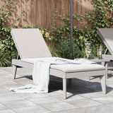 Sun Lounger Grey 186x60x29 cm PP