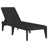 Sun Lounger Anthracite 186x60x29 cm PP