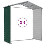 vidaXL Garden Shed Green 191x555x198 cm Galvanised Steel