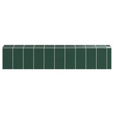 vidaXL Garden Shed Green 191x895x198 cm Galvanised Steel