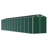 vidaXL Garden Shed Green 191x980x198 cm Galvanised Steel