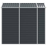 Garden Shed Anthracite 191x215x198 cm Galvanised Steel