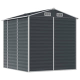 Garden Shed Anthracite 191x215x198 cm Galvanised Steel