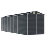 Garden Shed Anthracite 191x640x198 cm Galvanised Steel