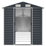 Garden Shed Anthracite 191x810x198 cm Galvanised Steel
