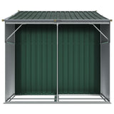 vidaXL Garden Shed Green 277x192.5x179 cm Galvanised Steel