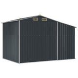 Garden Shed Anthracite 277x192.5x179 cm Galvanised Steel