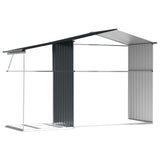 Garden Shed Anthracite 277x192.5x179 cm Galvanised Steel