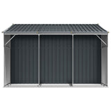 Garden Shed Anthracite 277x279x179 cm Galvanised Steel