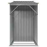 Garden Shed Grey 277x93x179 cm Galvanised Steel