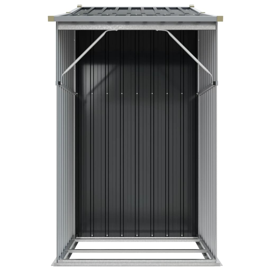 Garden Shed Anthracite 277x93x179 cm Galvanised Steel