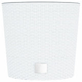 Planter with Removable Inner White 15 / 15.3 L PP Rattan