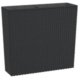 Planter with Removable Inner Anthracite 12 / 44 L PP Rattan