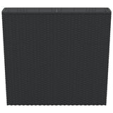 Planter with Removable Inner Anthracite 12 / 44 L PP Rattan