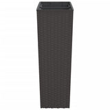 Planter with Removable Inner Brown 12 / 44 L PP Rattan