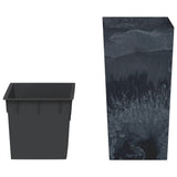 Planter with Removable Inner Anthracite 11/26.5L PP Concrete Look