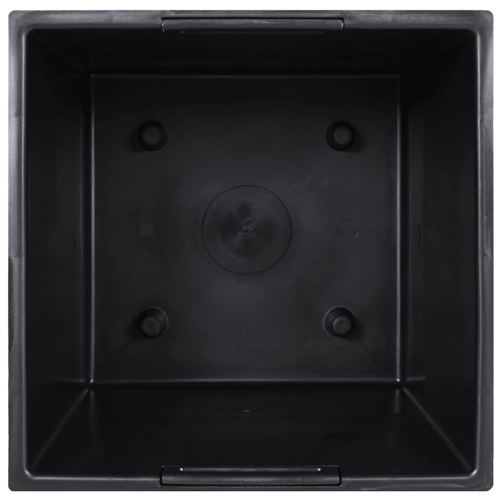 Planter with Removable Inner Anthracite 11/26.5L PP Concrete Look