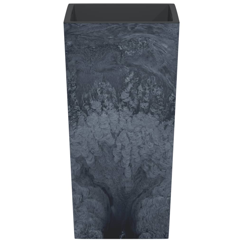 Planter with Removable Inner Anthracite 21/49 L PP Concrete Look